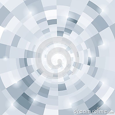 Abstract circular gray background Vector Illustration