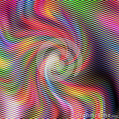 Abstract circular pop art lines Stock Photo