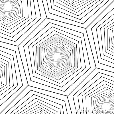 Abstract close up hexagon geometric pattern modern design Vector Illustration