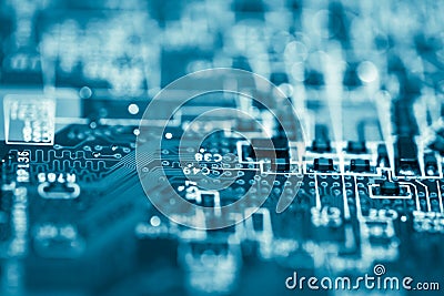 Abstract,close up of Mainboard Electronic background. logic board,cpu motherboard,circuit,system board,mobo Stock Photo
