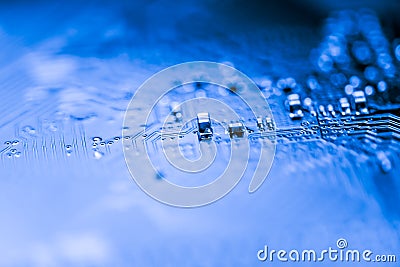 Abstract,close up of Mainboard Electronic background. logic board,cpu motherboard,circuit,system board,mobo Stock Photo