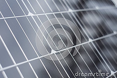 Closeup of solar panel Stock Photo