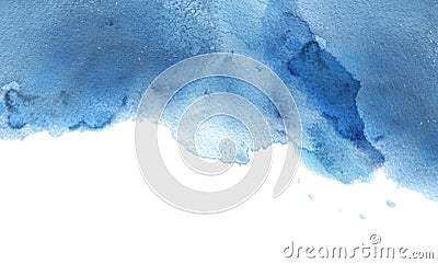 Abstract cloud watercolor and ink blot painted background. Texture paper Stock Photo