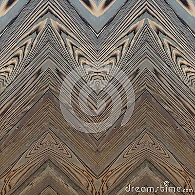abstract collage design of an image of wood strips in brown colors, background and texture Stock Photo