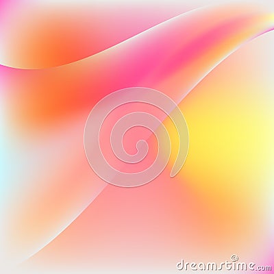 ABSTRACT COLOR BACKGROUND WITH GRADIENT. LIQUID COLOR WALLPAPER. COVER POSTER DESIGN Vector Illustration