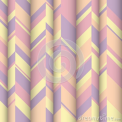 Abstract color pastel line background. Vector Illustration