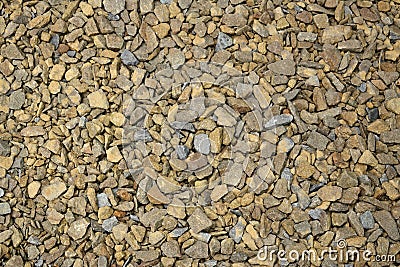 Abstract color background photo of a large gravel mound Stock Photo