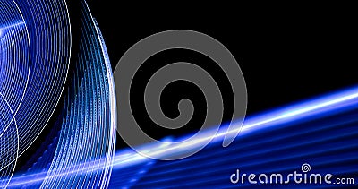 Abstract color dynamic background with lighting effect. Fractal wavy. Fractal art Stock Photo