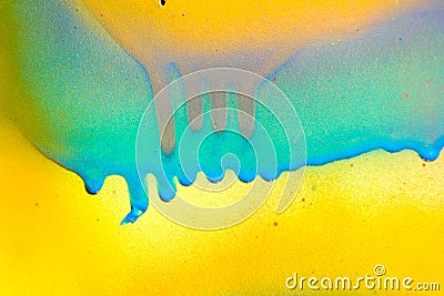 Abstract color fluorescent blue, yellow, pink color Stock Photo