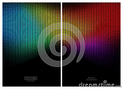 Abstract color mosaic background Vector Illustration