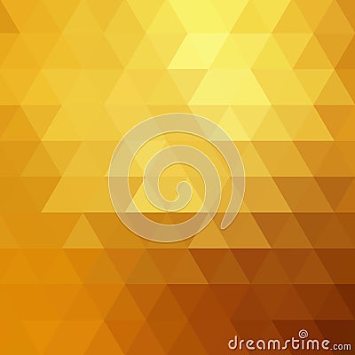 Abstract color mosaic background. Gold vector background. eps 10 Vector Illustration