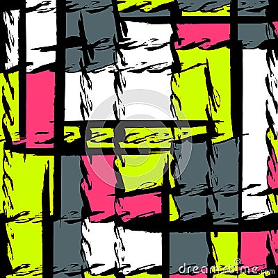 Abstract color pattern in graffiti style. Quality vector illustration for your design Vector Illustration