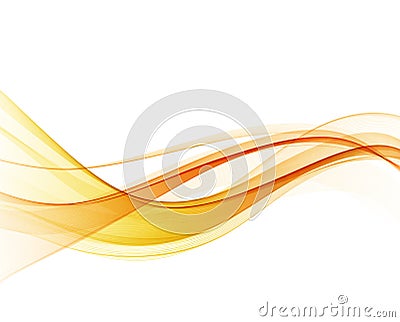 Abstract color wave design element Vector Illustration