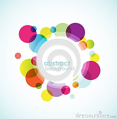 Abstract colored background. Vector Illustration