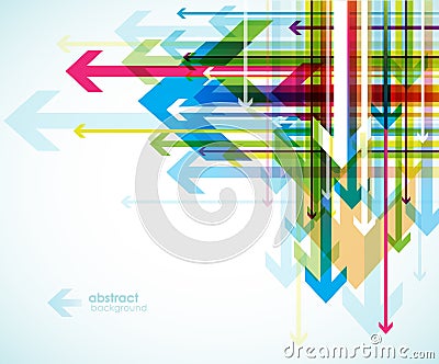 Abstract colored background Vector Illustration