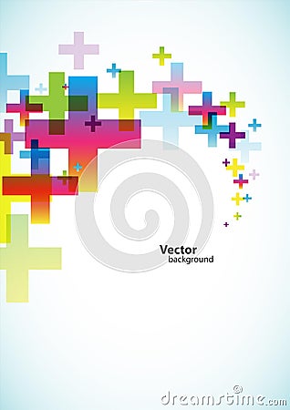 Abstract colored background. Vector Illustration
