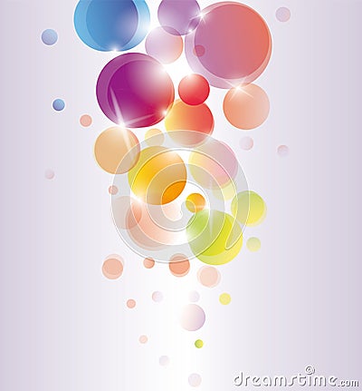 Abstract colored background circles Stock Photo