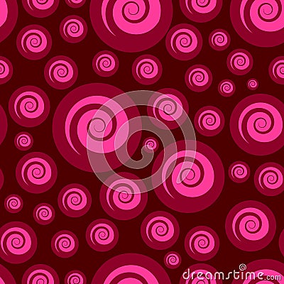 Abstract colored bubbling seamless pattern Vector Illustration