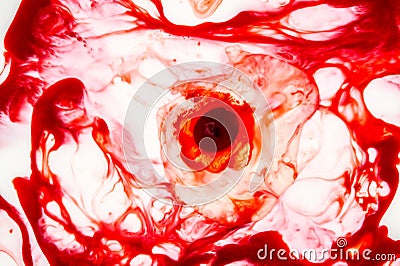 Abstract of colored liquid Stock Photo