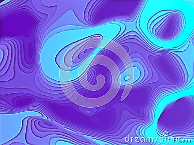 Abstract colored paper cut art background design for website template. Topography map concept. 3d rendering Stock Photo