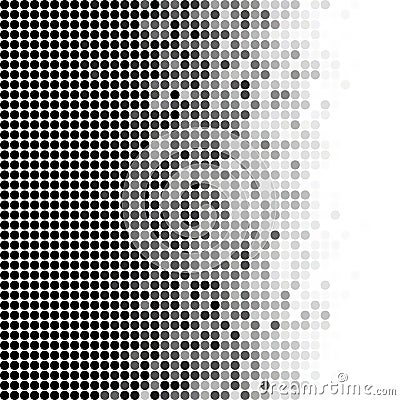 Abstract colored round dots background Stock Photo