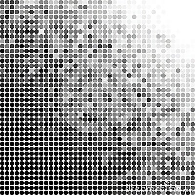 Abstract colored round dots background Stock Photo