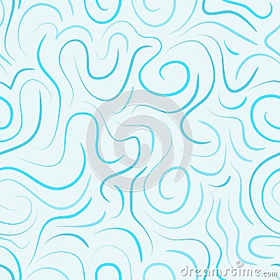 Abstract colored swirls seamless pattern Stock Photo