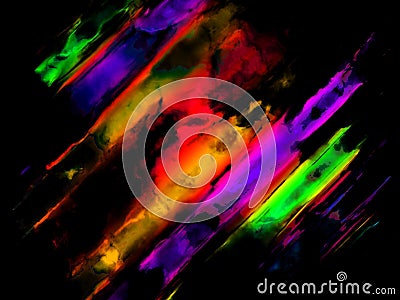 Abstract colorful art background Stock Photo