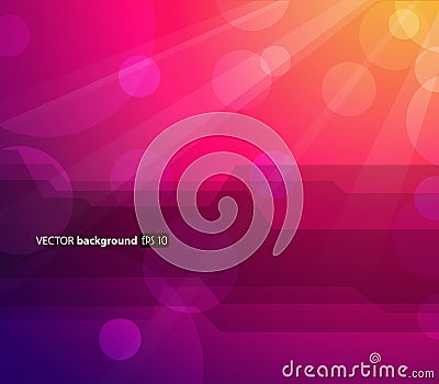 Abstract colorful background. Vector Illustration