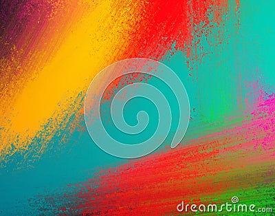 Abstract colorful background design in bold and bright blue red yellow green pink purple and gold Cartoon Illustration