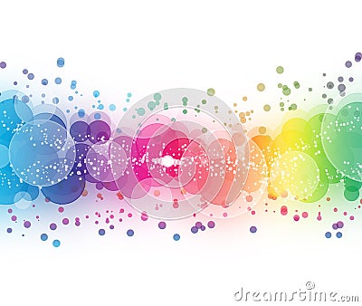 Abstract on a colorful background digital bokeh effect Stock Photo