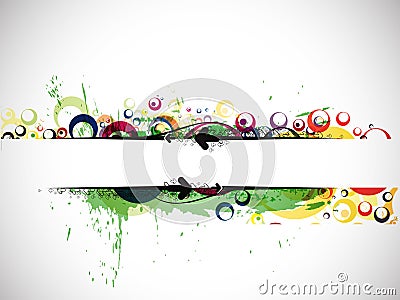 Abstract colorful banner background Vector Illustration