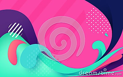 Abstract colorful banner backgrounds Vector Illustration