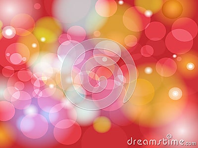 Abstract Colorful Blur Bokeh background Design Vector Illustration