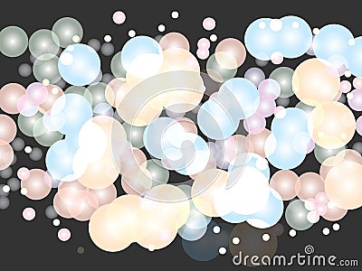 Abstract colorful circular background. Vector illustration. Vector Illustration