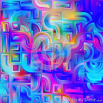 Abstract colorful cool pattern background design Stock Photo