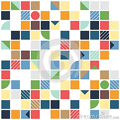 Abstract colorful cover square of decoration background. illustration vector eps10 Vector Illustration