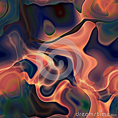 Abstract colorful dark orange red incandescence seamless pattern Stock Photo