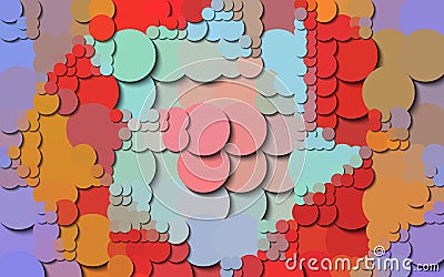 Abstract colorful Geometric background wallpaper Stock Photo