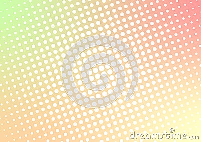 Abstract colorful gradient dot pattern circle presentation background Vector Illustration