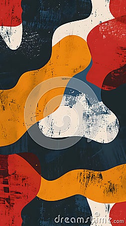 abstract colorful graphical vertical background, generative ai Stock Photo