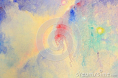 Abstract colorful gravel wall Stock Photo