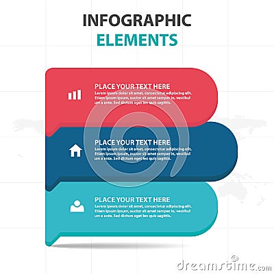 Abstract colorful label business timeline Infographics elements, presentation template flat design vector illustration for web Vector Illustration