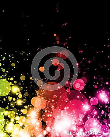 Abstract colorful light Stock Photo