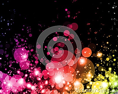 Abstract colorful light Stock Photo