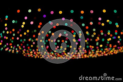 Abstract colorful light bokeh background. multicolored light bokeh Stock Photo