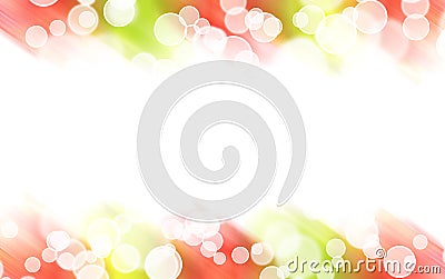 Abstract colorful light border Stock Photo