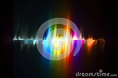 Abstract blurred background with colorful lighting effect for graphic design. Stock Photo