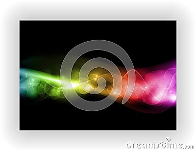Abstract colorful light pattern Vector Illustration