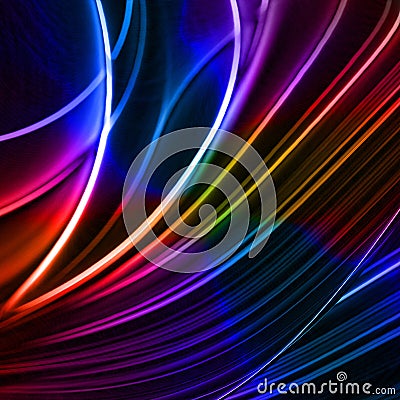 Abstract colorful lines4 Stock Photo